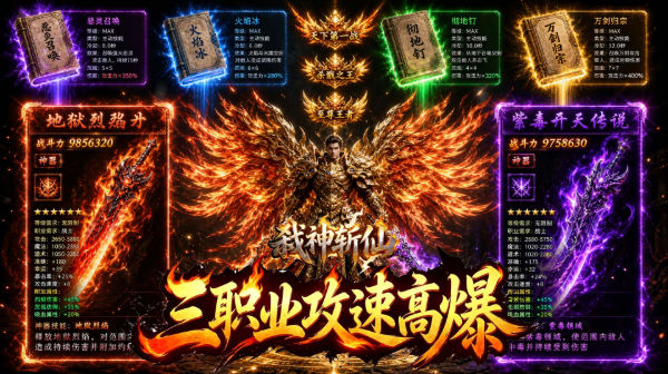 弑神斩仙手游-176热血封魔高爆版-无限攻速刀免费下载